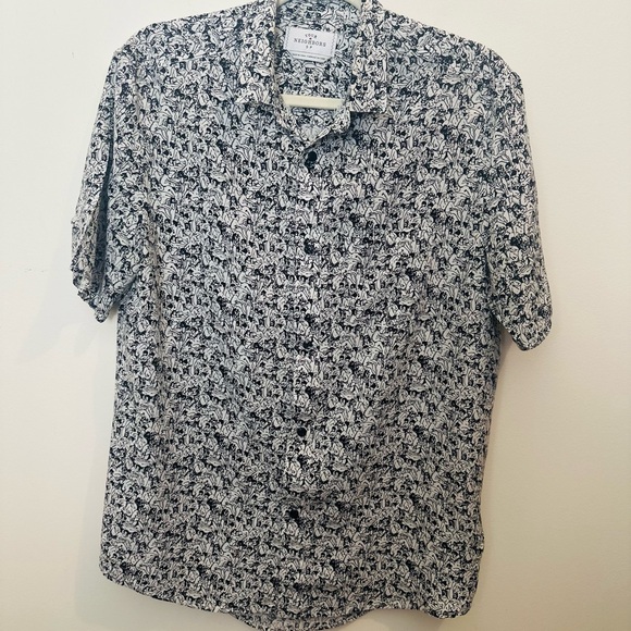 Rare Mac Miller Macadelic Cover ArtAOP Button Up Shirt Mens Small
